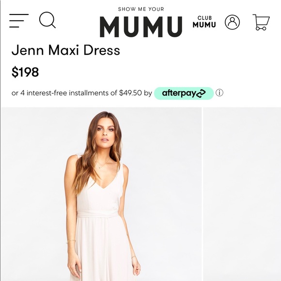 maxi dress afterpay